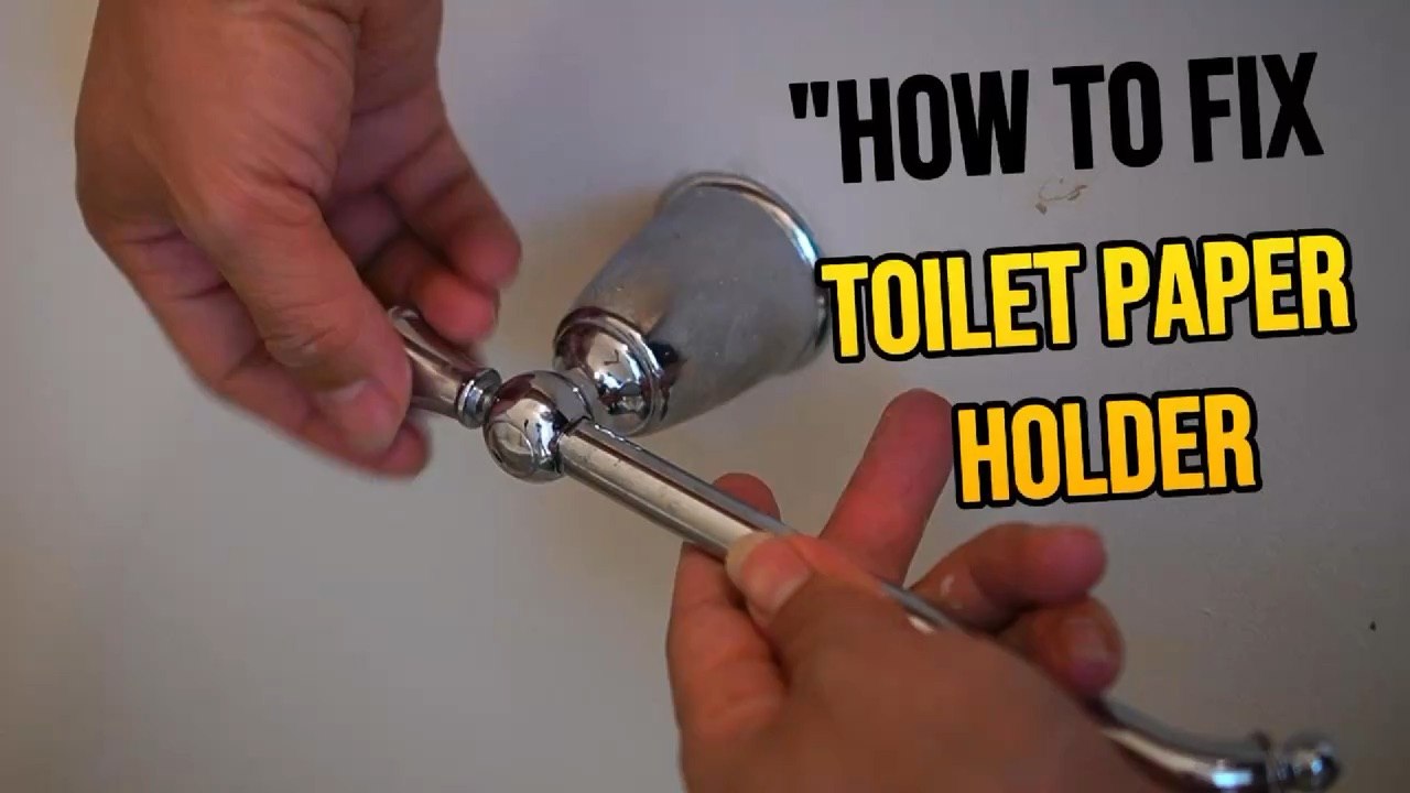 How to fix toilet paper holder video Dailymotion
