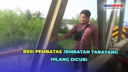 Besi Pembatas Jembatan Terpanjang di Sumut Banyak yang Hilang Dicuri