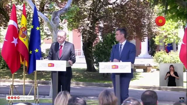 Erdoğan, Demirtaş ve Kavala'yı soran İspanyol gazeteciye çıkıştı: Başını sallama