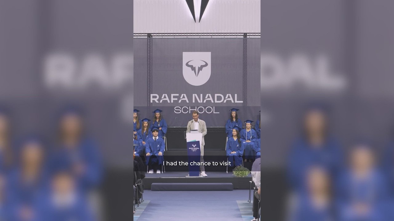 Discurso Rafa Nadal durante la graduación de la Rafa Nadal Academy