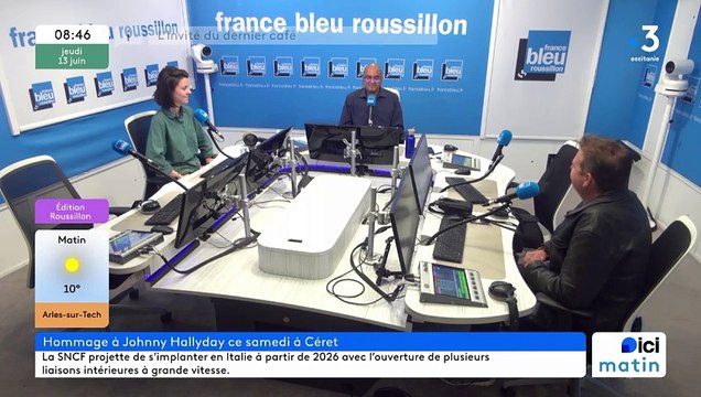 Hommage à Johnny Hallyday ce samedi 15 juin 2024 dans un stade à Céret