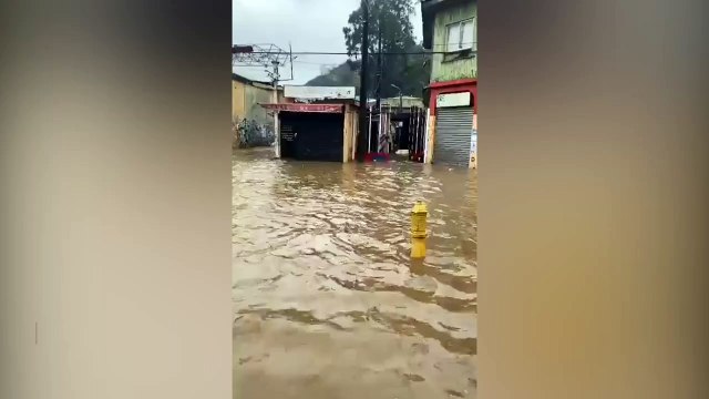 Severe rains cause serious flooding in the Biobío region, Chile