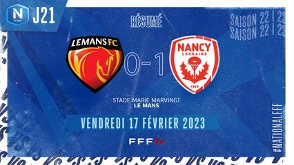 J21 | Le Mans FC – AS Nancy Lorraine (0-1)