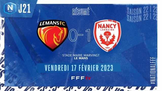 J21 | Le Mans FC – AS Nancy Lorraine (0-1)