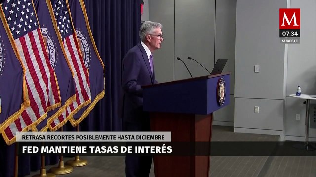 Fed retrasa recorte a tasas ante la inflación de 3.3% en Estados Unidos