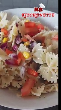 Easy Mediterranean Bow Tie Pasta Salad Recipe. Easy and Healthy #pasta #cooking #recipe #food