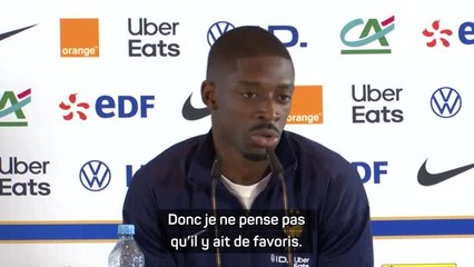 Bleus - Pour Dembélé, il n’y pas de favori pour l’Euro