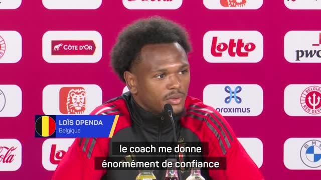 Belgique - Openda, doublure de Lukaku : “Je suis ici pour aider l’équipe”