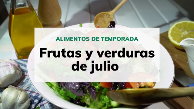 Frutas y verduras de julio