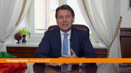 Conte "In piazza con il Tricolore per dire no a clima intimidazione"