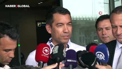 Beşiktaş'ın yeni teknik direktörü Giovanni van Bronckhorst İstanbul'da