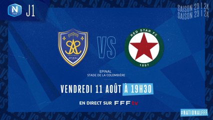 J1 I Epinal SAS - Red Star FC (1-2)