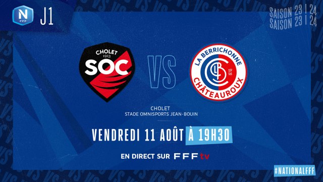 J1 I SO Cholet - LB Châteauroux (2-0)