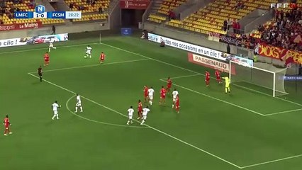 N'Dri Koffi égalise pour le FC Sochaux M.