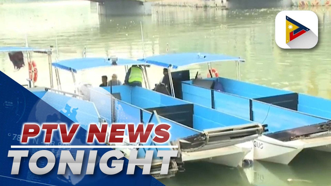 DENR, DOST launch floating solid waste collector system