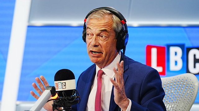 Nigel Farage teases leader of the opposition credentials as he makes Tory party declaration