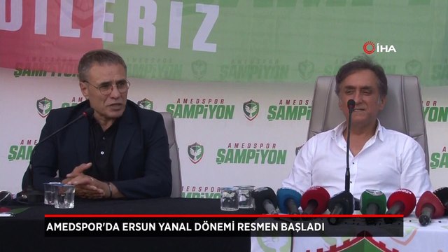 Amedspor’da Ersun Yanal dönemi resmen başladı
