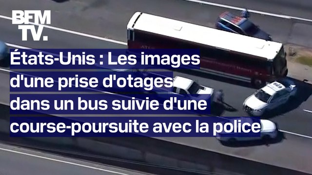 États-Unis: une prise d'otages dans un bus suivie d'une course-poursuite avec la police fait un mort