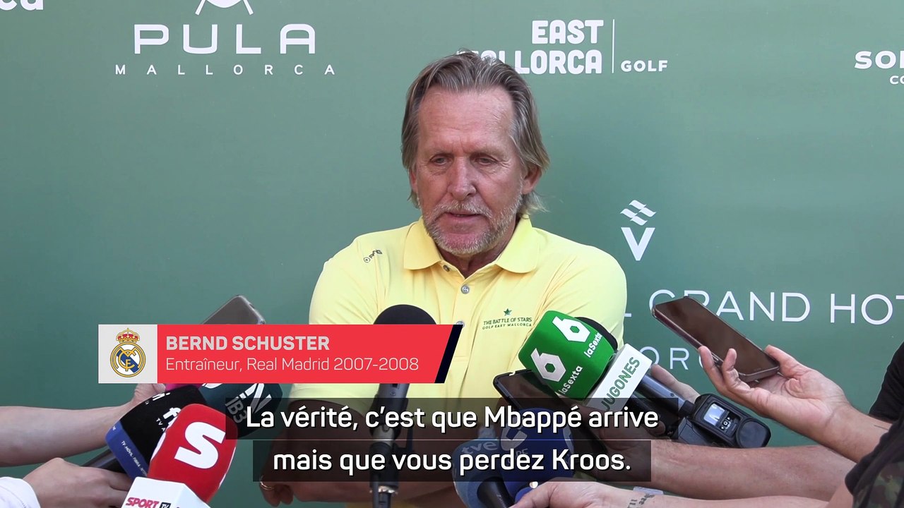 Schuster content de l’arrivée de Mbappé mais inquiet du départ de Kroos