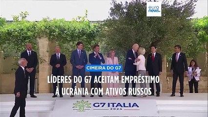 G7 concorda com empréstimo à Ucrânia de ativos russos