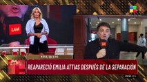 Emilia Attías habló con la prensa tras su separación de 