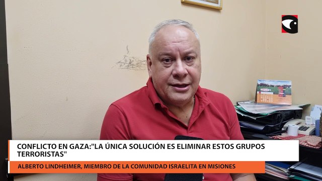 Conflicto en Gaza: la única solución es eliminar estos grupos terroristas , indicó uno de los miembros de la comunidad israelita en Misiones