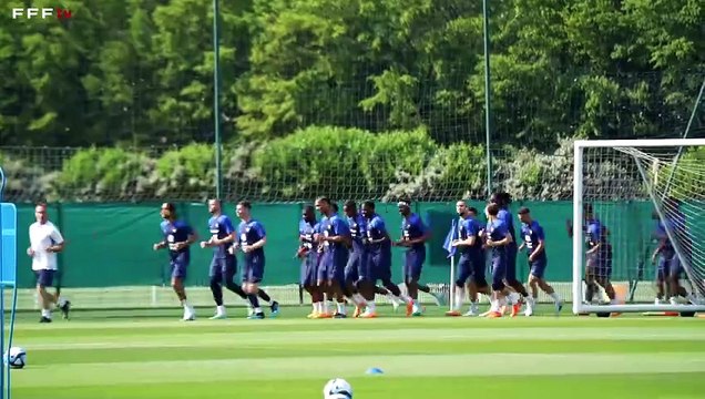 Les Bleuets à Clairefontaine pour l'Euro Espoirs