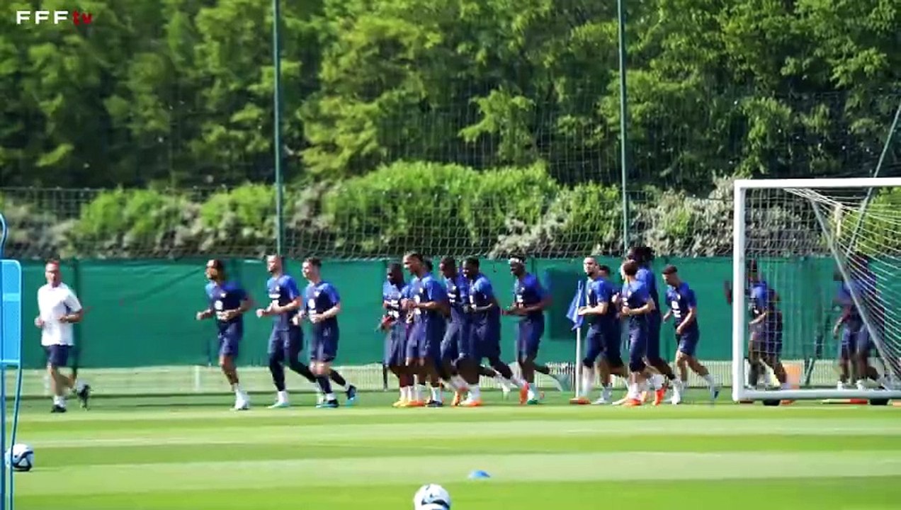 Les Bleuets à Clairefontaine pour l'Euro Espoirs