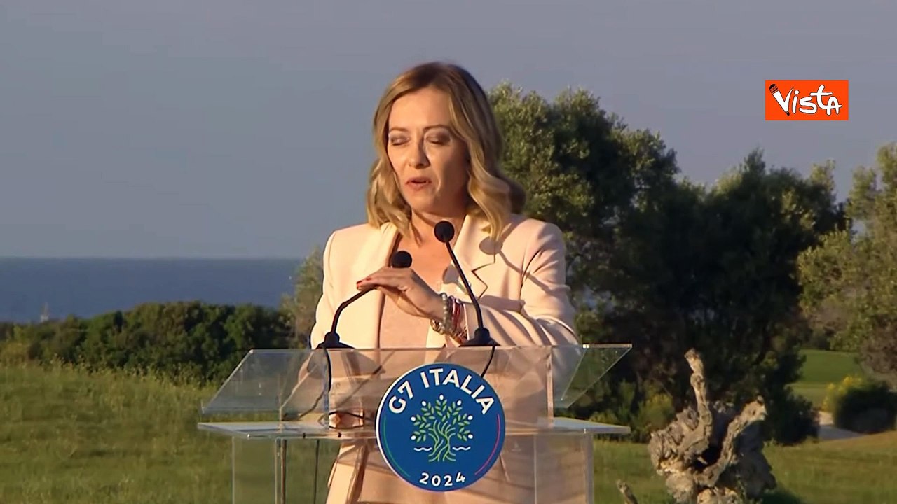 G7, Meloni: "50 miliardi di aiuti finanziari per l'Ucraina"