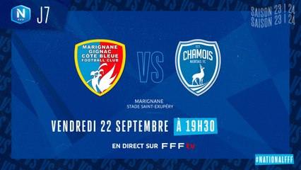 J7 I Marignane Gignac FC - Chamois Niortais (1-2)