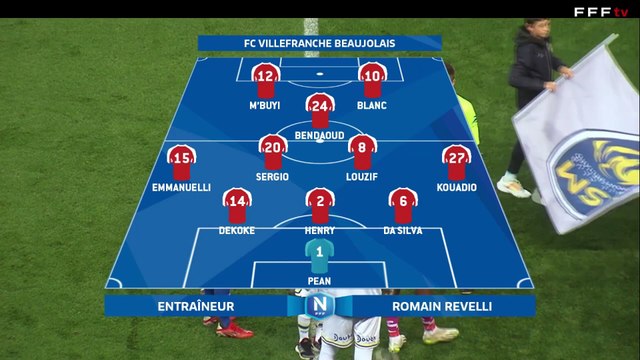 J11 I FC Sochaux - FC Villefranche Beaujolais (3-3) en replay