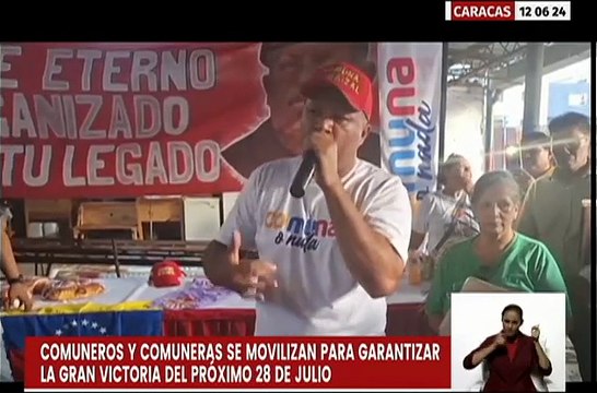 Caracas | Comuneros y comuneras expresan su respaldo al presidente Nicolás Maduro