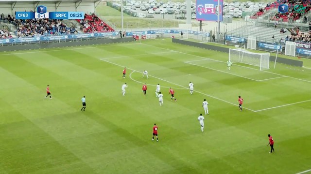 Enzo Cantero égalise pour CLERMONT FOOT 63