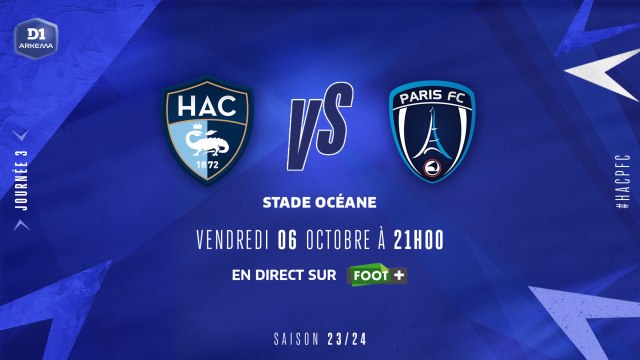 J3 | Le Havre AC – Paris FC (1-4)