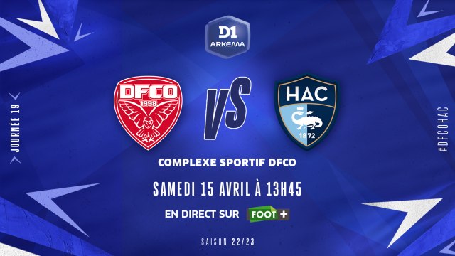 J19 I Dijon FCO – Le Havre AC (0-2)