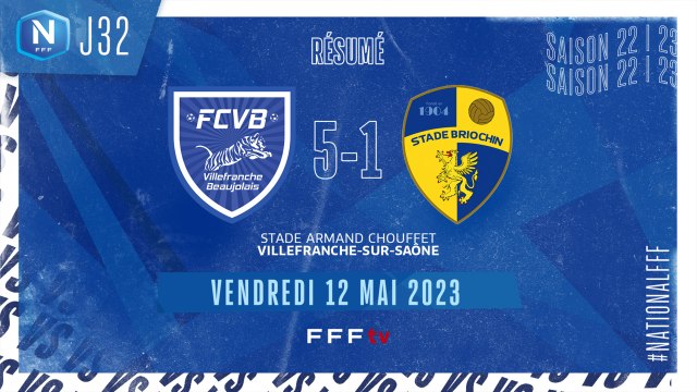 J32 I FC Villefranche B. - Stade Briochin (5-1)