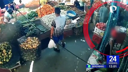 Niño sería usado para robar en mercado de Tumbes