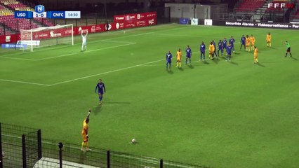 L'US Orléans mène 2-0 avec un but de Virgil Thérésin