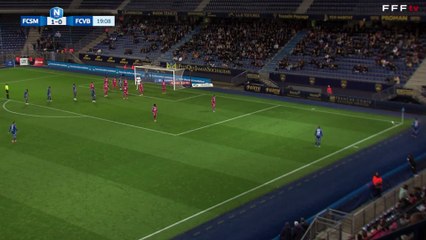 Le FC Villefranche B égalise sur corner avec Claudy M'Buyi