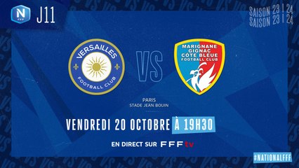 J11 I FC Versailles– Marignane Gignac FC (1-1)