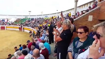 Sahagún vive con algún susto pero sin incidentes su tercer encierro con capea