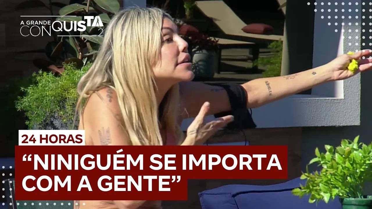 Lizi ameaça cortar amizade com Brenno e pede para ator desabafar apenas com ela | A Grande Conquista
