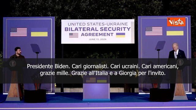 Zelensky: Grazie a Meloni per l'invito al G7