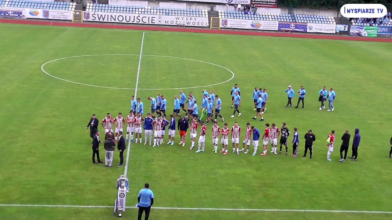 Finał Pucharu Polski ZZPN Wręczenie medali Flota Świnoujście 0 - 1 ( 0 - 0 ) Świt Szczecin