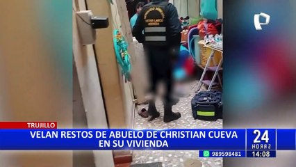 Christian Cueva: Velan los restos de su abuelo en Trujillo