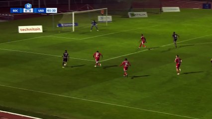 L'US Orléans débloque le match avec Arnold Vula