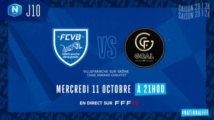 J10 | FC Villefranche B. – Goal FC (2-1)