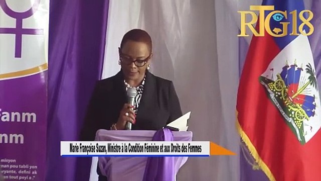 Marie Françoise Suzan nouvo Minis Kondisyon Fanm ak Dwa Fanm