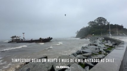Tempestade deixa um morto e mais de 4 mil afetados no Chile