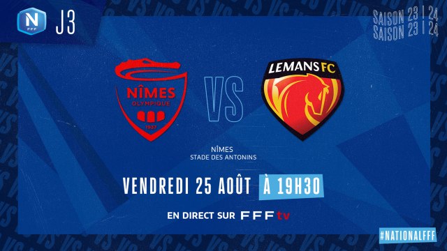 J3 I Nîmes Olympique - Le Mans FC (1-1)